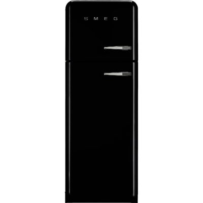 Smeg FAB30LFN 60cm 'Retro Style' Fridge Freezer in Black with Left Hand Hinge Smeg FAB30LFN 60cm 'Retro Style' Fridge Freezer in Black with Left Hand Hinge